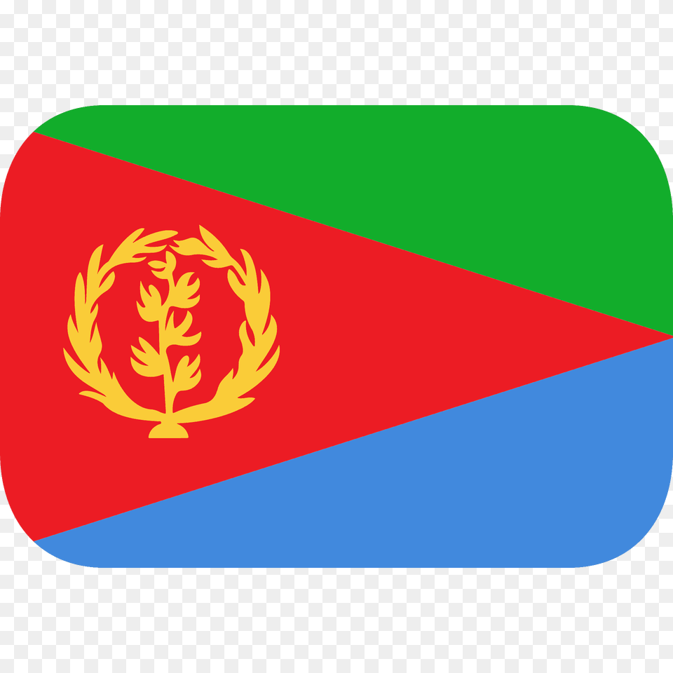 Eritrea Flag Emoji Clipart, Emblem, Symbol, Logo Png Image