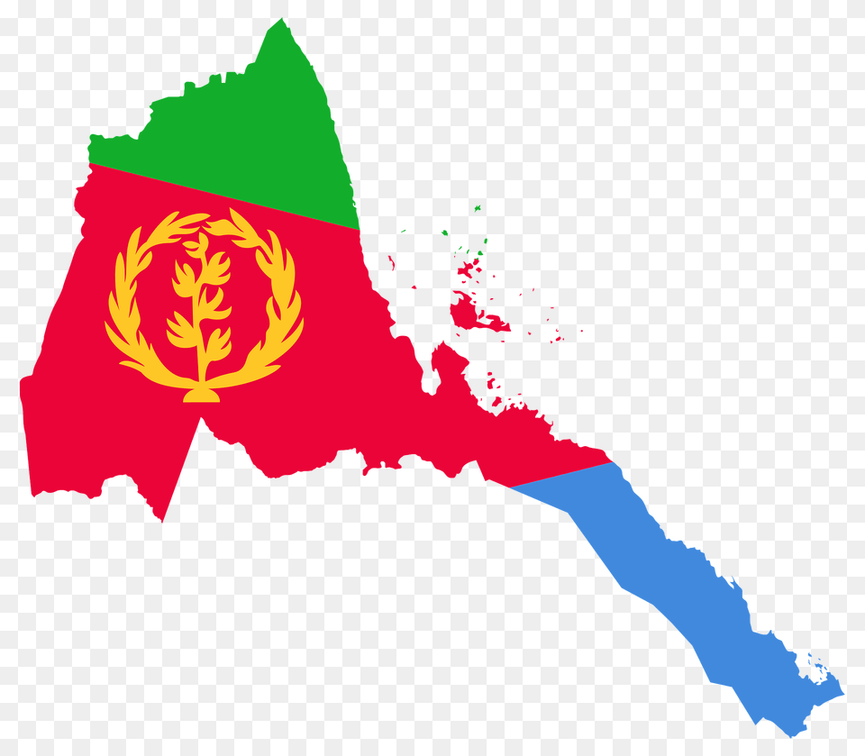 Eritrea Flag Map Clipart, Outdoors Free Png