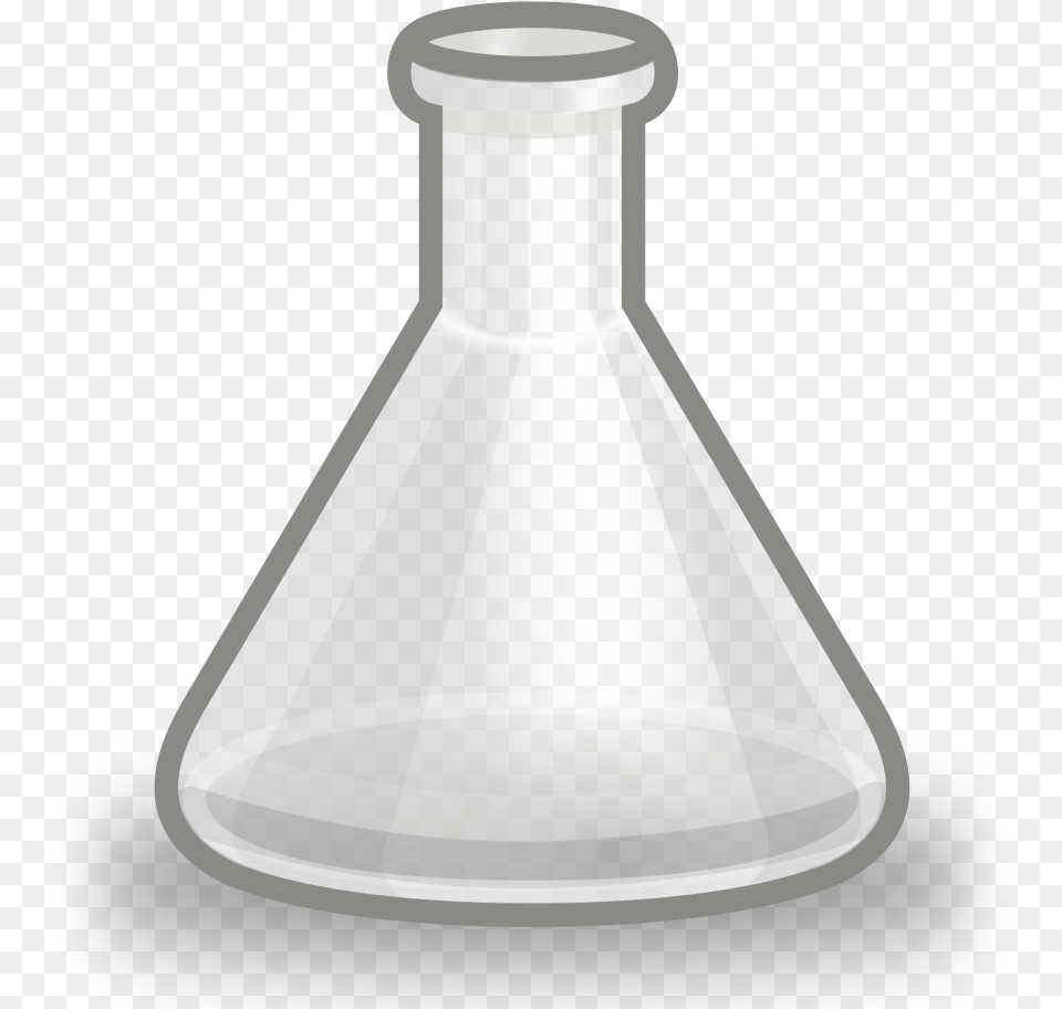 Erlenmeyer Flask, Cone, Jar, Glass Free Png Download