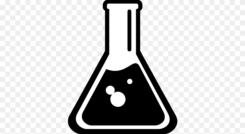 Erlenmeyer Flask In Black And White, Device, Grass, Lawn, Lawn Mower Free Png Download