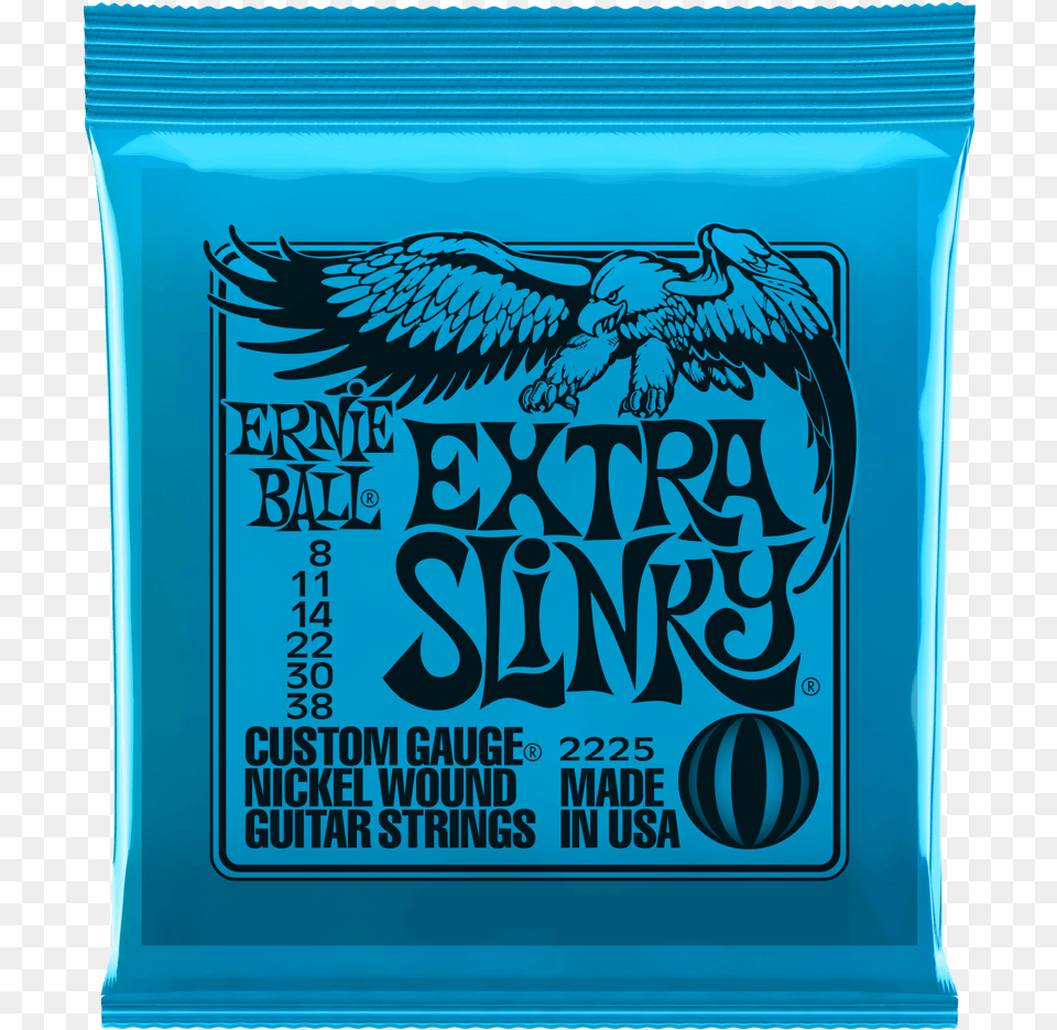 Ernie Ball Extra Slinky 2225 Ernie Ball Extra Slinky, Animal, Bird, Advertisement Free Transparent Png