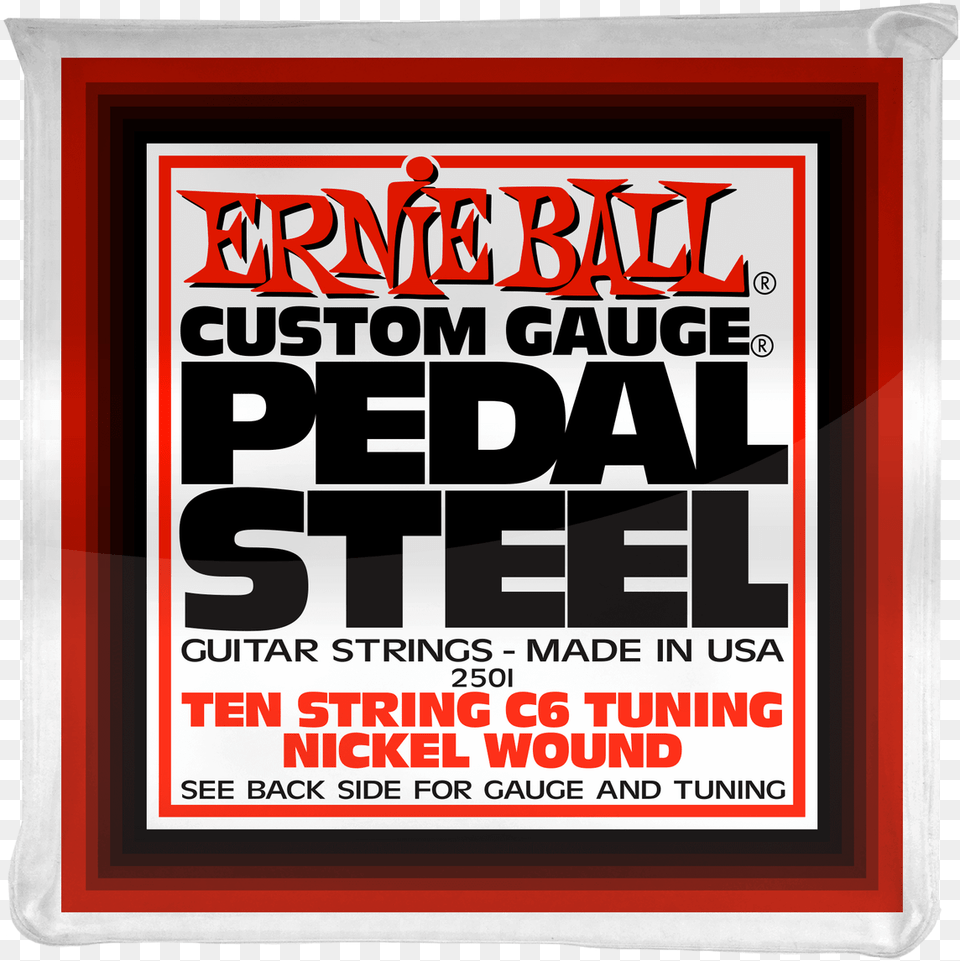 Ernie Ball Pedal Steel 10 String C6 Tuning Nickel Wound Ernie Ball Pedal Steel Nickel Wound 10 String C6 Tunning, Advertisement, Poster Png Image