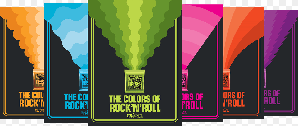 Ernie Ball The Colors Of Rock N Roll, Advertisement, Poster, Book, Publication Free Png