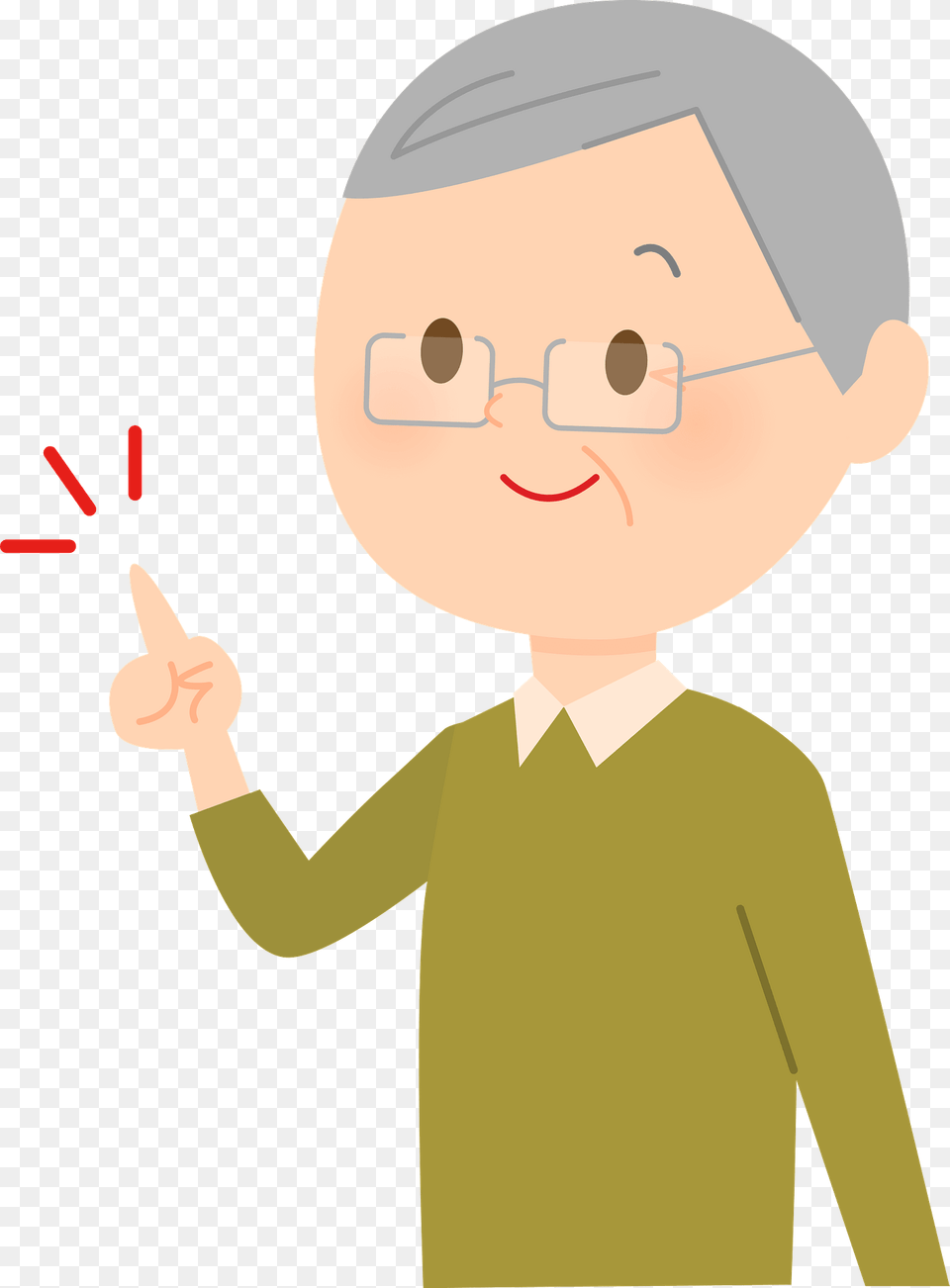 Ernie Senior Man Is Giving Advice Clipart, Person, Face, Head, Smoke Pipe Png