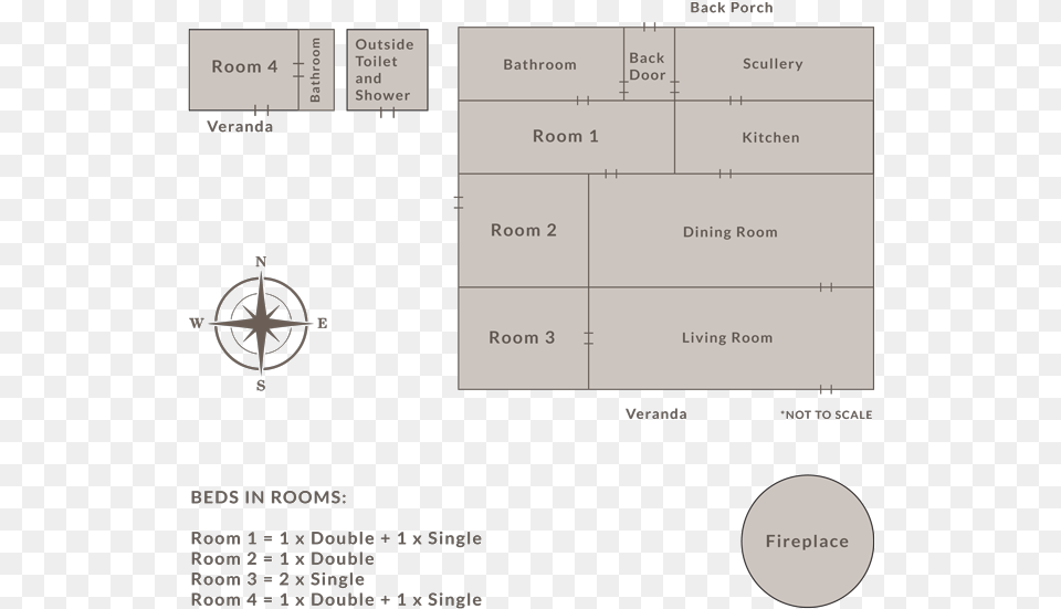 Erongo Farmhouse House Plan Diagram, Text Png Image