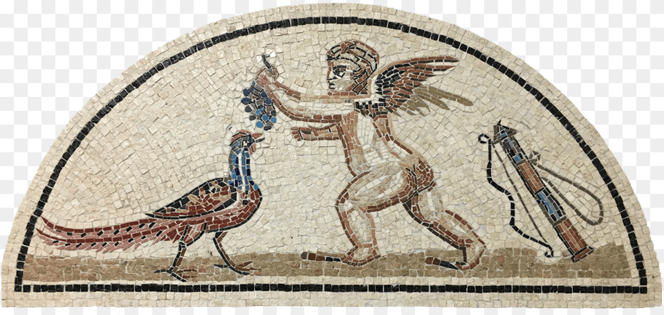 Eros And Pheasant, Art, Mosaic, Tile, Adult Png