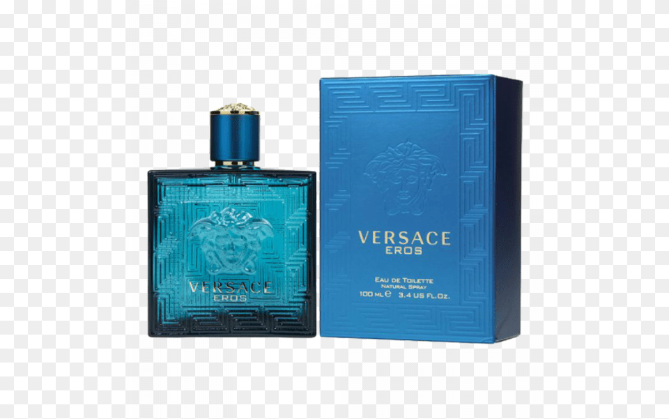 Eros By Versace For Men 200ml Eau De Toilette Versace Eros, Bottle, Cosmetics, Perfume, Aftershave Png