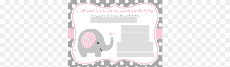 Error Message Plantilla Invitacion Baby Shower Elefante, Sewing, Home Decor Free Png