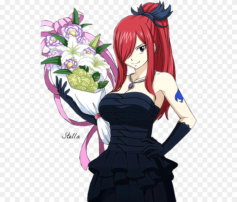 Erza And Strawberry Cake Download Fairy Tail Erza And Mira, Publication, Book, Comics, Manga Png