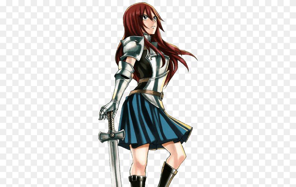 Erza Scarlet, Adult, Publication, Person, Female Free Png Download