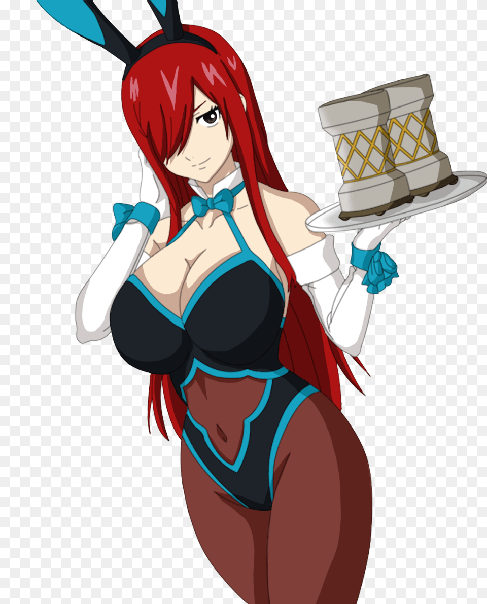 Erza Scarlet, Book, Clothing, Comics, Costume Free Png