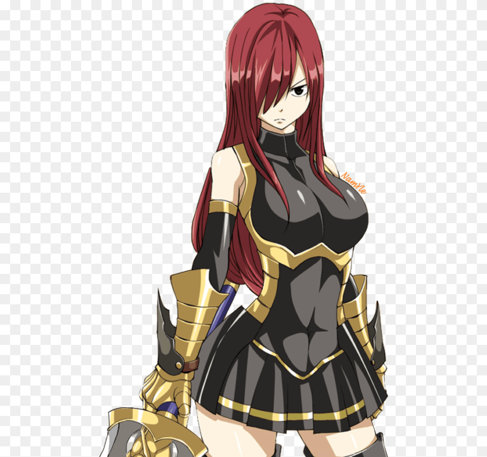 Erza Scarlet Erza Scarlet Hiro Mashima Art, Adult, Publication, Person, Female Free Transparent Png