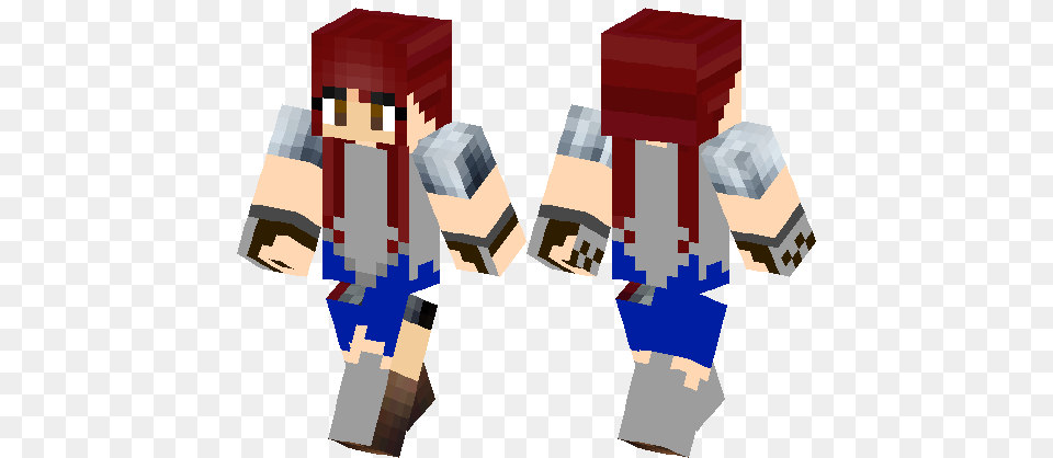 Erza Scarlet Fairy Tail Minecraft Skin Minecraft Hub, Body Part, Hand, Person, Adult Png