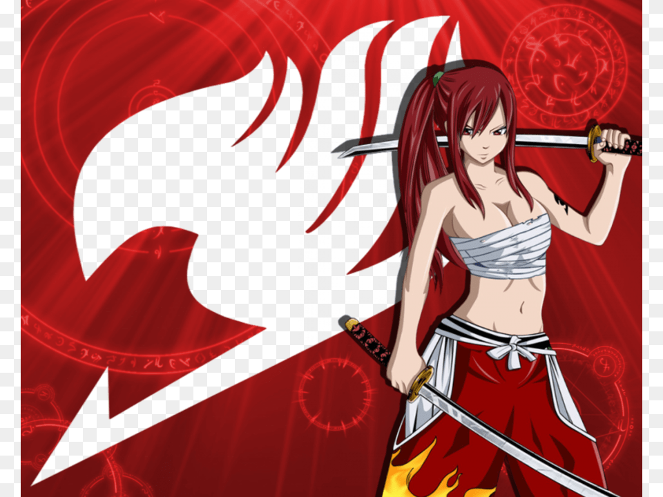 Erza Scarlet Fairy Tail3 Fairy Tail Character Erza, Book, Comics, Publication, Adult Png