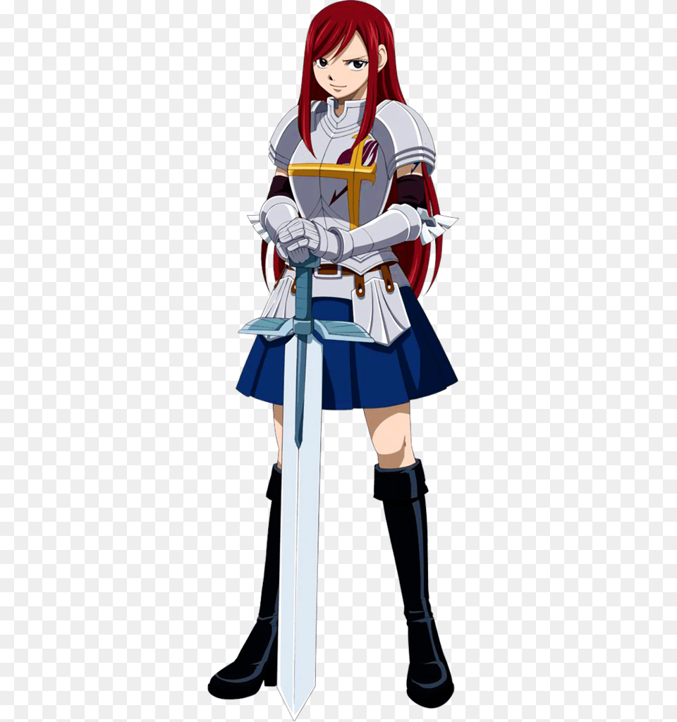 Erza Scarlet Giant Monsters And Magical Girls Obsidian Portal, Book, Comics, Publication, Teen Free Png Download
