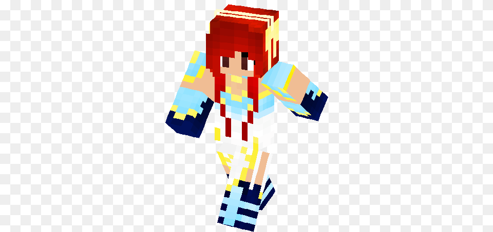 Erza Scarlet Thunder Empress Skin Minecraft Skins, Art, Graphics, Person, Toy Free Transparent Png