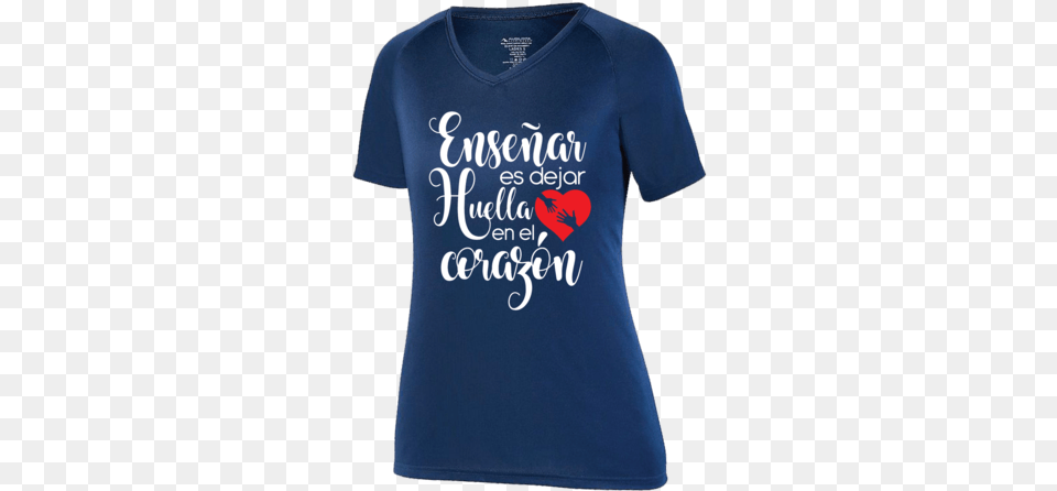 Es Dejar Huella En El Corazn Ensenar Es Dejar Huella En El Corazon, Clothing, Shirt, T-shirt Free Transparent Png