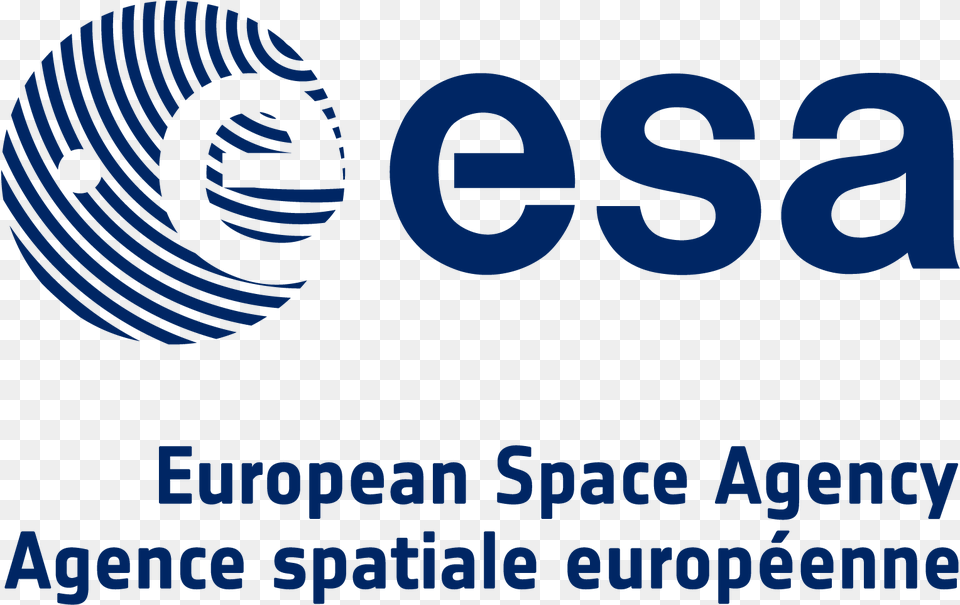 Esa Dark Blue European Space Agency Logo, Machine, Wheel, Text, Face Free Png Download