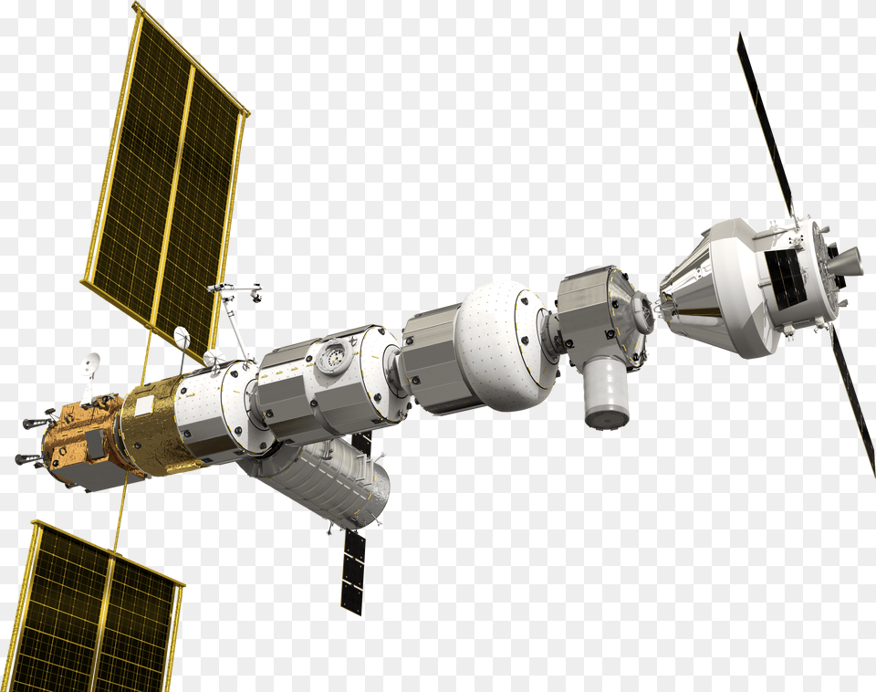 Esa Gateway With Orion Arriving U2013 Transparent Background Space Station Free Png Download