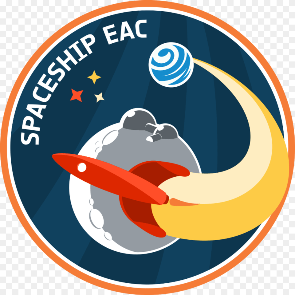 Esa Spaceship Eac Spaceship Eac, Logo, Disk, Astronomy Png Image
