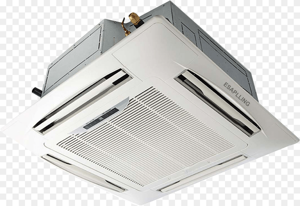 Esaplling Cassette Ac Ceiling Mounted Cassette Ac, Device, Air Conditioner, Appliance, Electrical Device Free Png