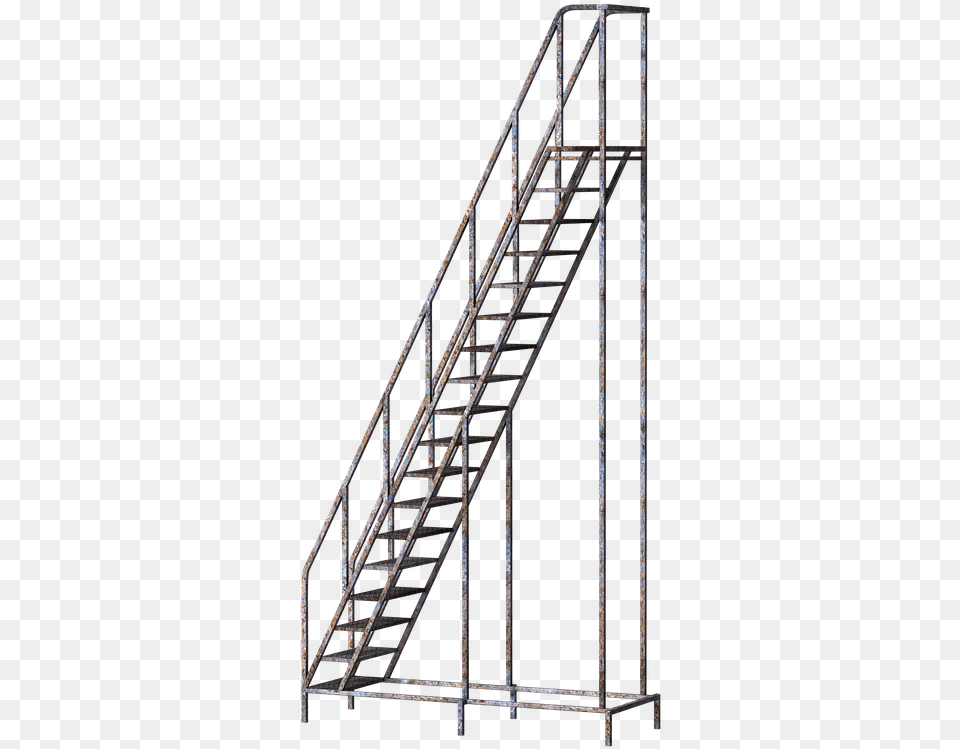 Escada Ferro, Architecture, Building, Handrail, House Free Png Download