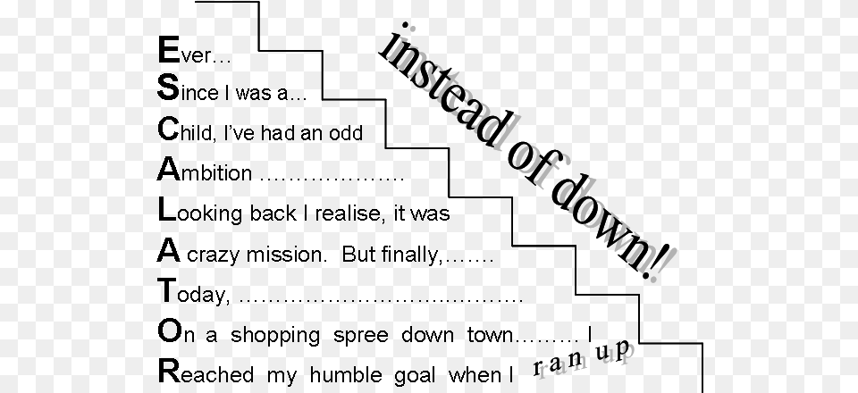 Escalating Ambition Document, Text Png Image