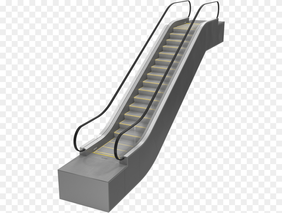 Escalator Black And White, Architecture, Building, Handrail, House Free Png