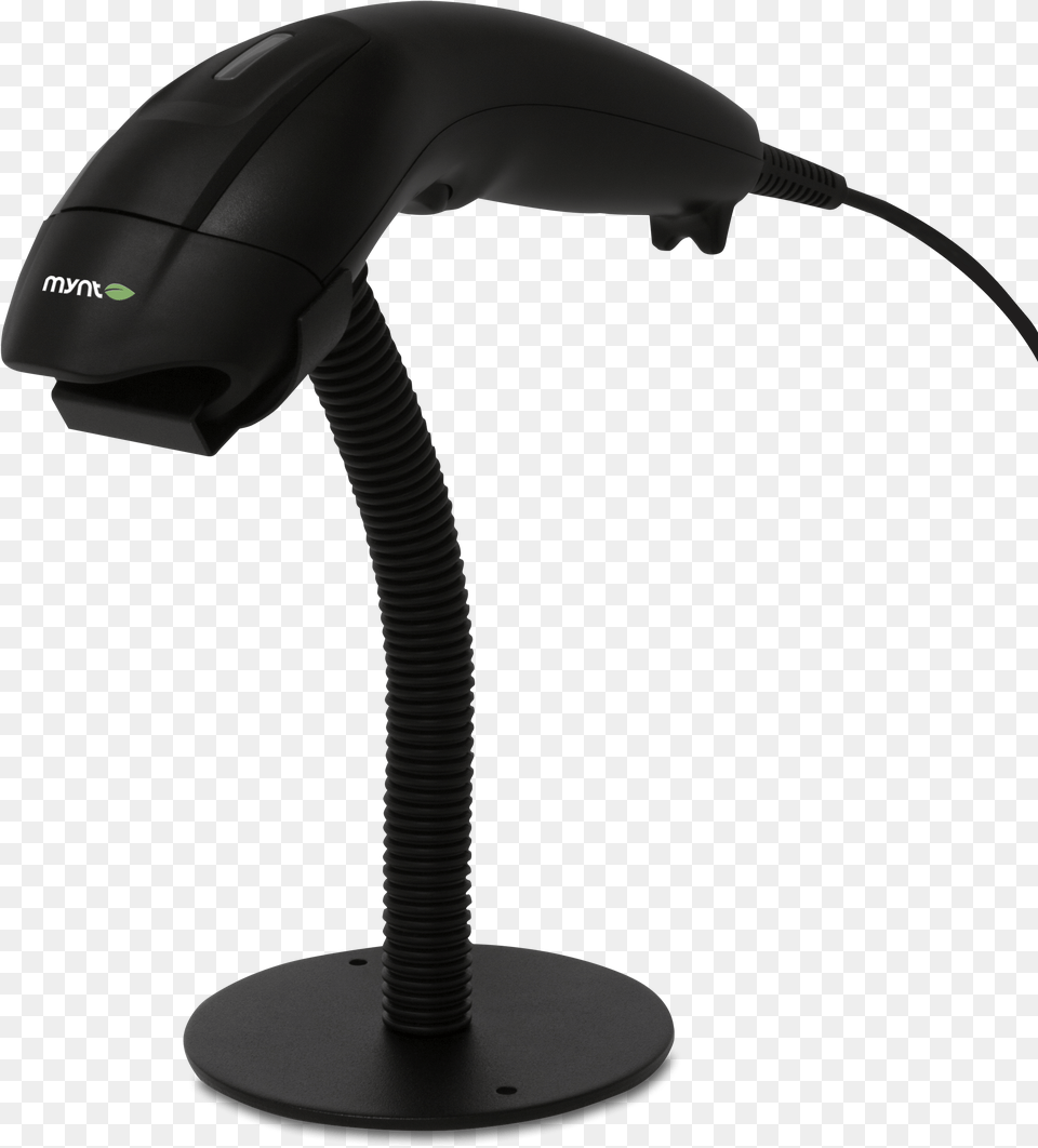 Escaner De Cdigo De Barras Mynt Pos Barcode Scanner And Stand Mynt Scanner, Lamp, Electrical Device, Microphone, Device Free Transparent Png