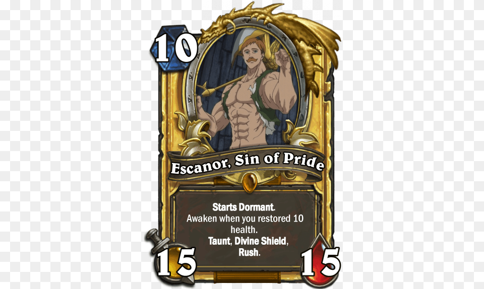Escanor The Sin Of Pride Happy Birthday Hearthstone, Advertisement, Poster, Adult, Female Free Png Download