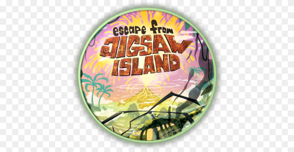 Escape From Jigsaw Island Trippy, Logo Free Transparent Png