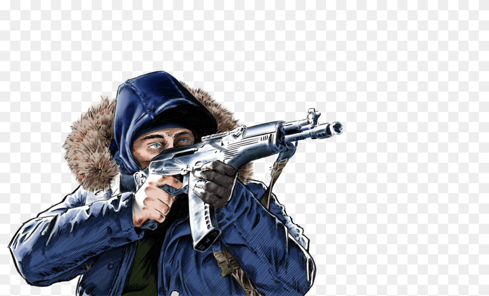 Escape From Tarkov, Photography, Weapon, Firearm, Person Png