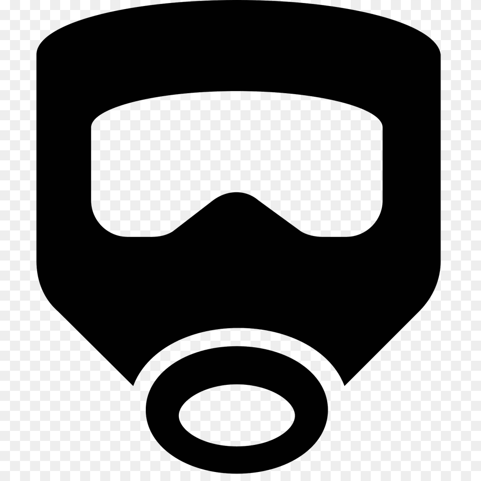 Escape Mask Icon, Gray Png Image