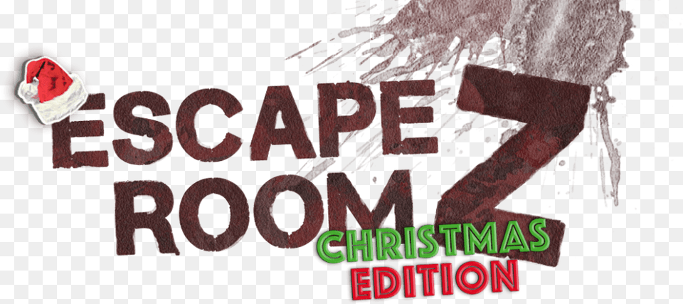 Escape Room Z Heading Christmas Poster, Advertisement, Cream, Dessert, Food Free Png Download
