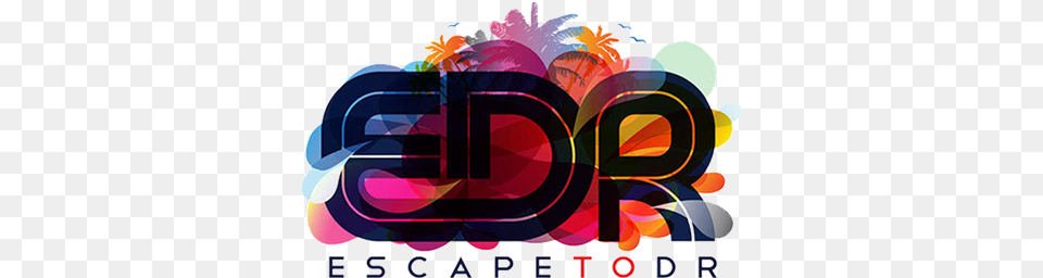 Escape To Dominican Republic Lollapalooza Tickets, Art, Graphics, Floral Design, Pattern Free Png Download
