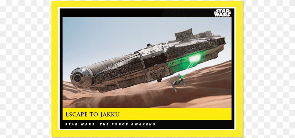 Escape To Jakku Millennium Falcon, Aircraft, Transportation, Vehicle, Spaceship Free Png Download