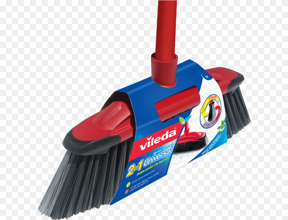 Escoba Universal 2en1 Antichoque Banderole Vileda Escoba Vileda, Broom, Brush, Device, Tool Png