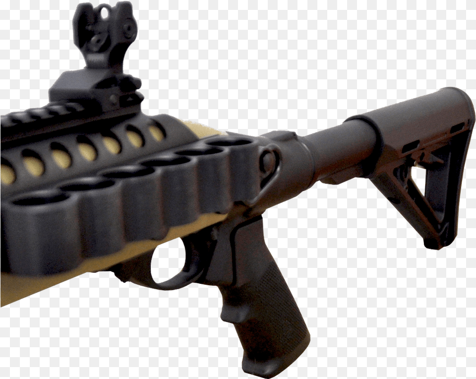 Escopeta Ge 870 Tan Assault Rifle, Firearm, Gun, Weapon Free Png Download