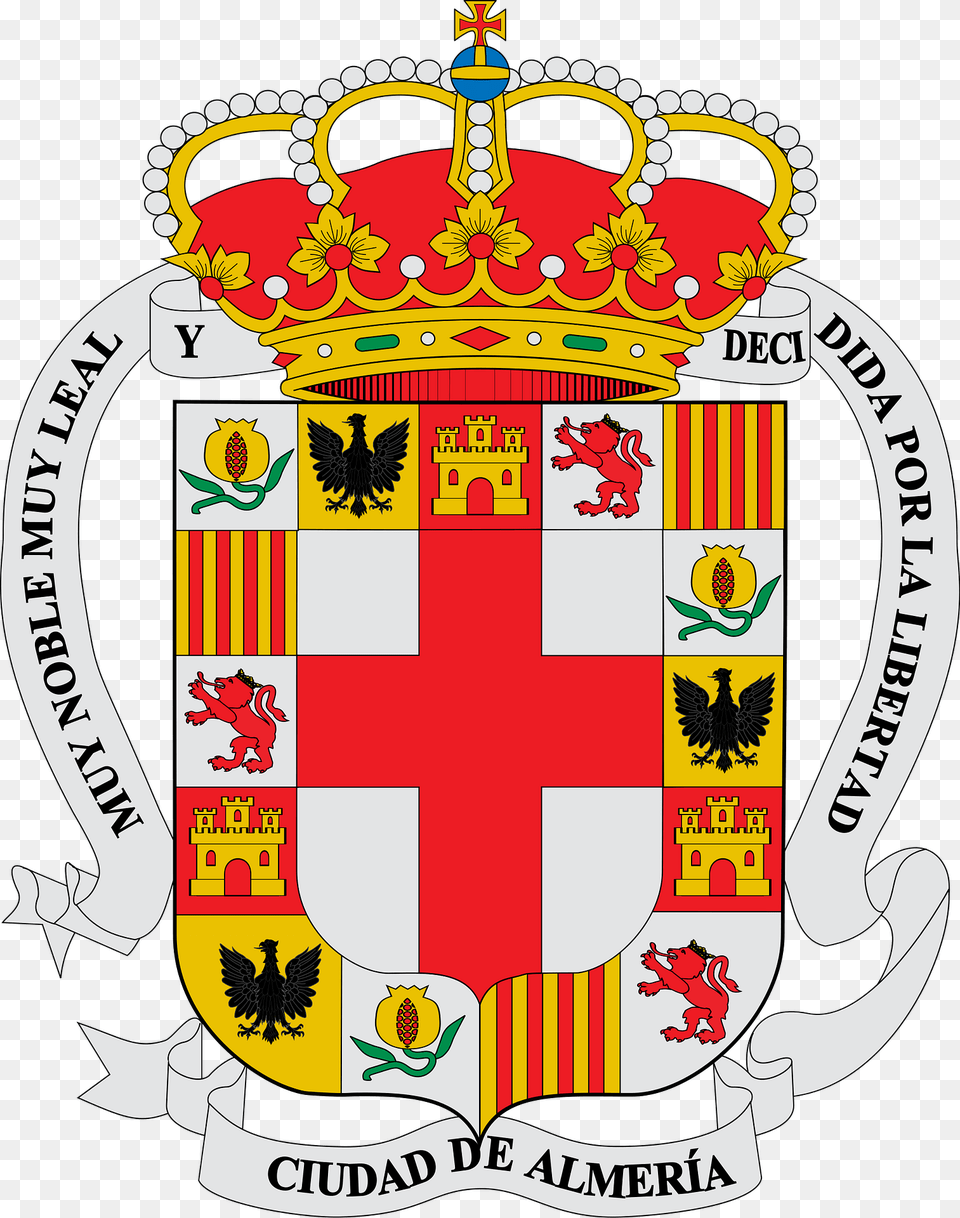 Escudo Ciudad De Almera Clipart, Emblem, Symbol, Logo, Dynamite Free Png