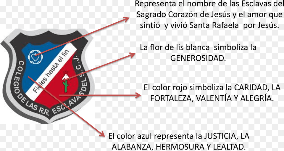 Escudo Colegio Esclavas Del Sagrado Corazn De Jess, Badge, Logo, Symbol Free Png Download