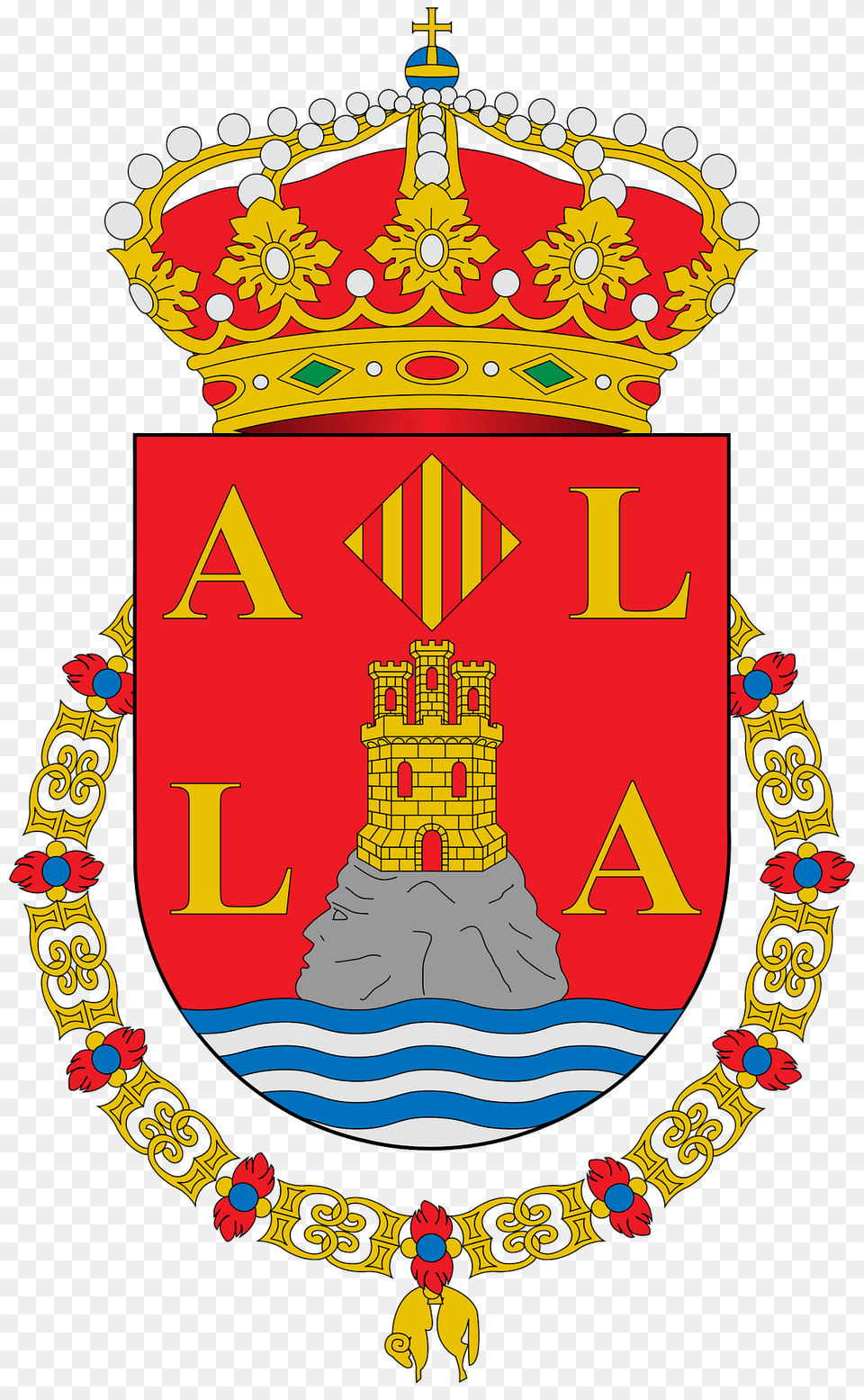 Escudo De Alicante Clipart, Badge, Logo, Symbol, Emblem Free Png