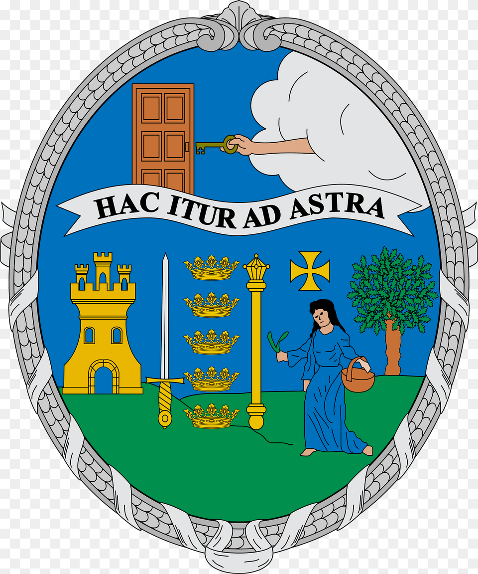 Escudo De Aracena Clipart, Adult, Female, Person, Woman Free Png