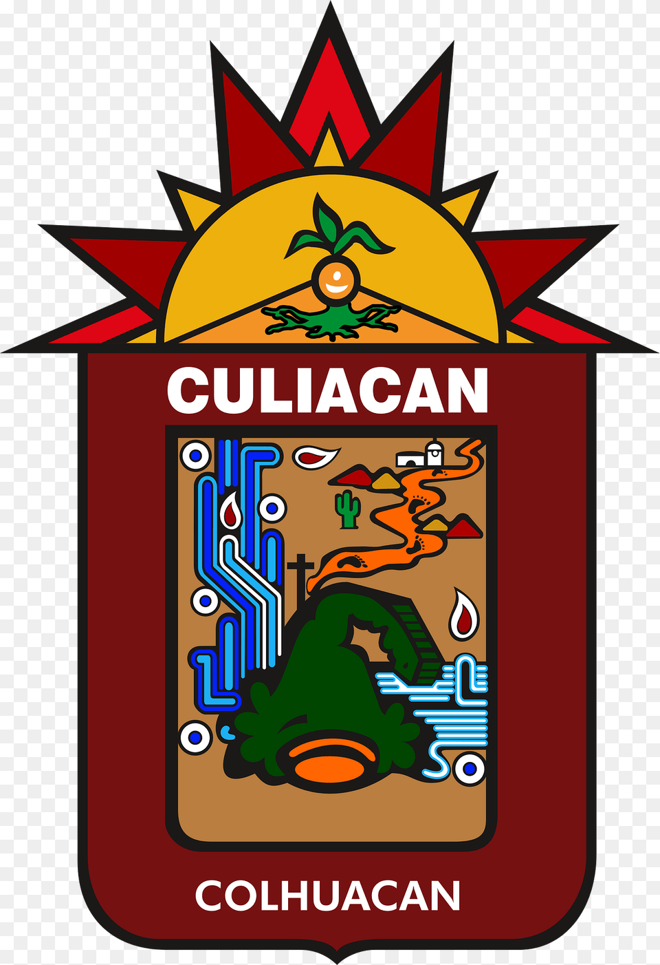 Escudo De Armas De Culiacn Sinaloa Clipart, Dynamite, Weapon Free Transparent Png