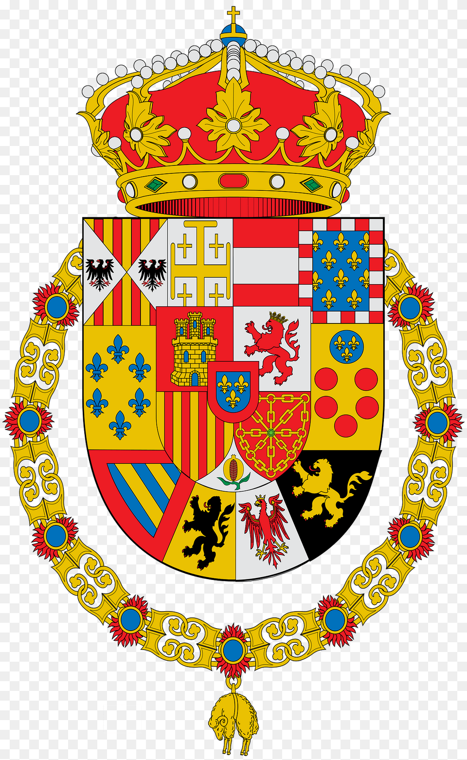 Escudo De Armas De Juan De Borbn Clipart, Armor, Emblem, Symbol, Person Png