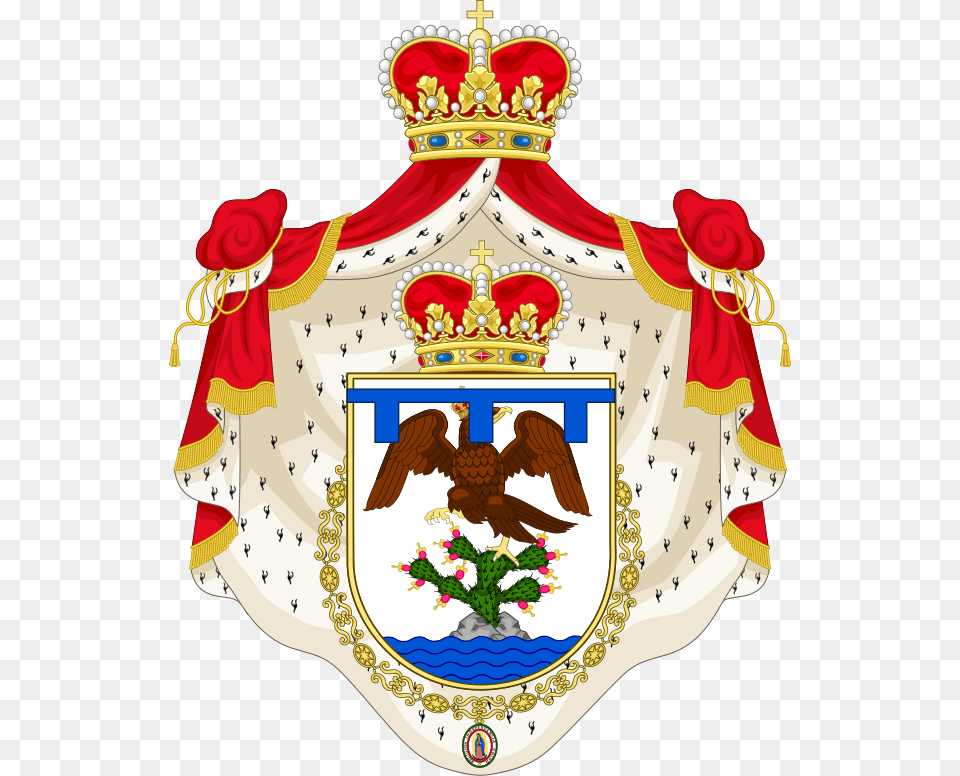 Escudo De Armas De S Mexican Empire Coat Of Arms, Adult, Wedding, Person, Female Free Png Download