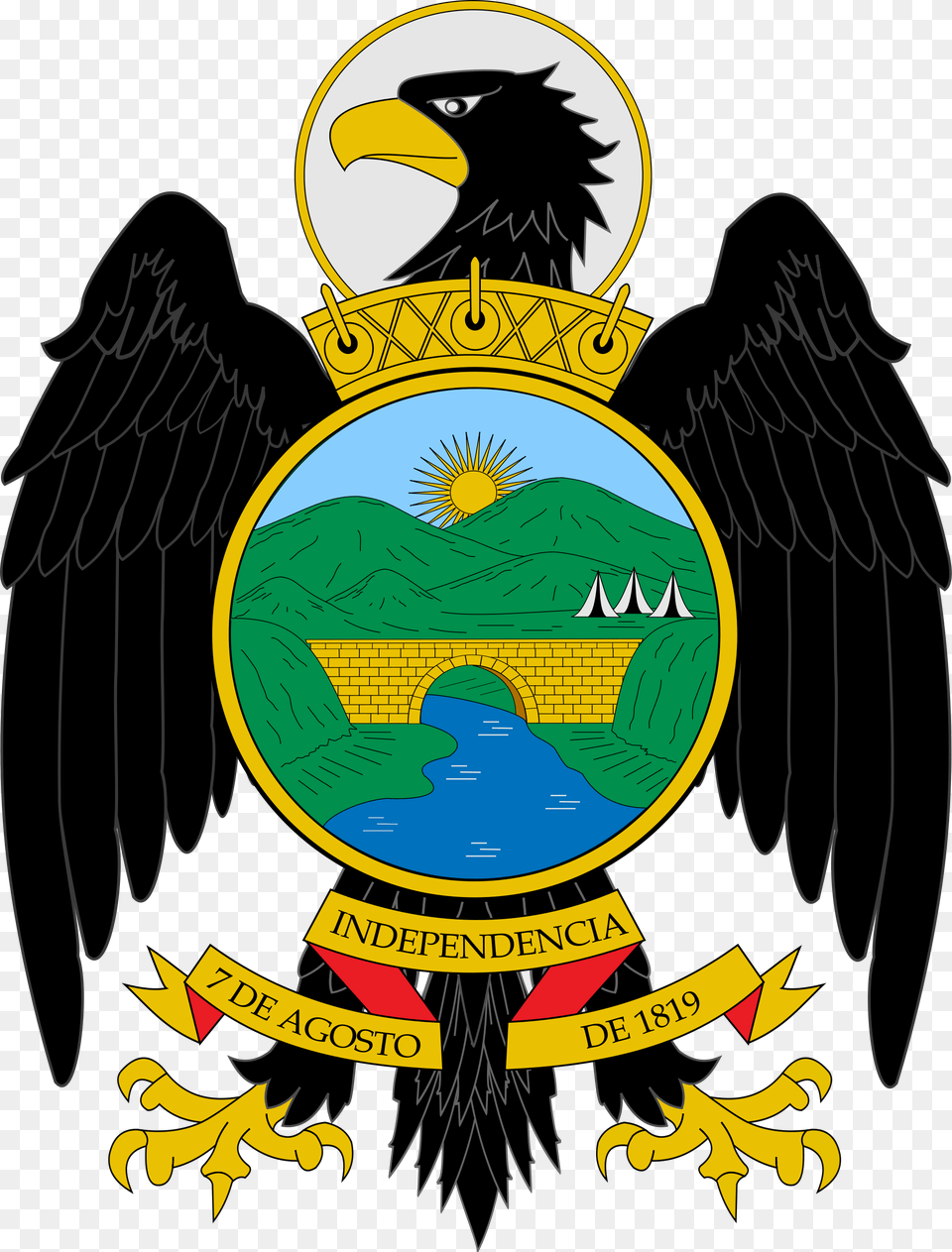 Escudo De Boyaca, Logo, Animal, Bird, Eagle Free Png