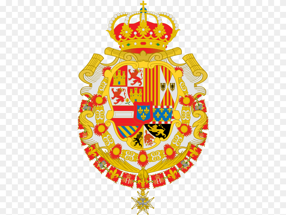 Escudo De Carlos Iii, Logo, Badge, Symbol, Emblem Png