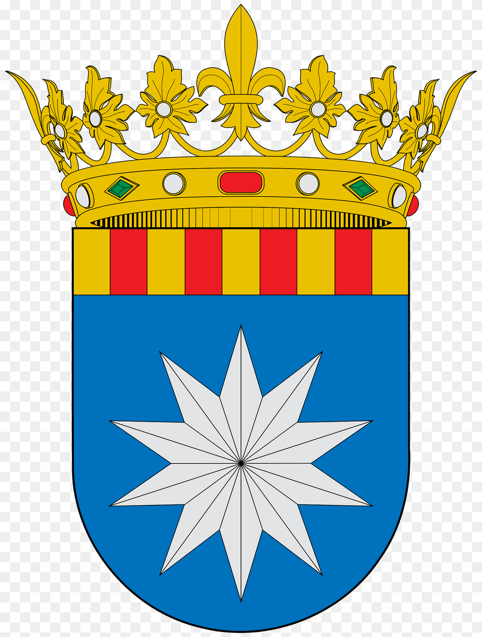 Escudo De La Comarca De La Ribera Baja Del Ebro Clipart, Emblem, Symbol, Mailbox, Car Png