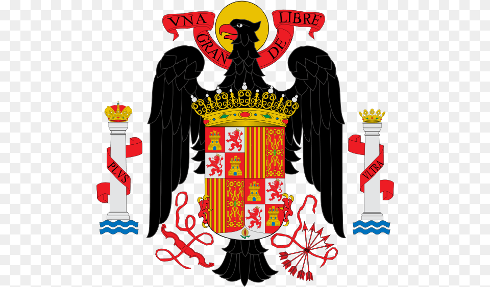 Escudo De La Franquista Vigente Entre 1945 Y Aguila De San Juan, Symbol, Emblem, Architecture, Pillar Png Image