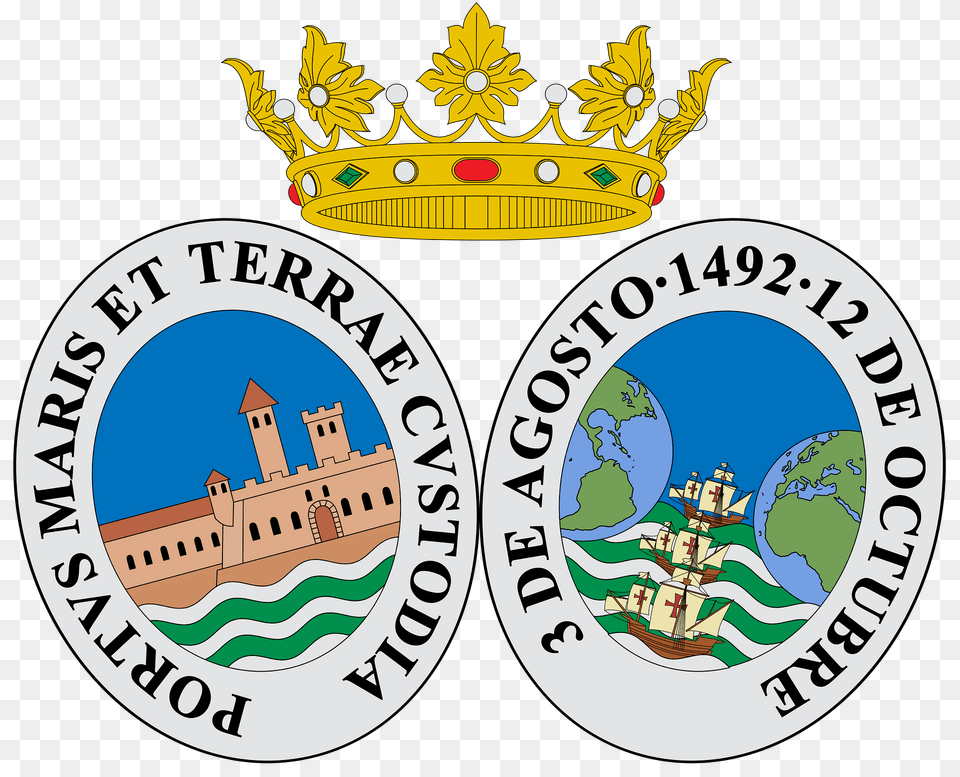 Escudo De La Provincia De Huelva Clipart, Badge, Logo, Symbol, Emblem Free Transparent Png